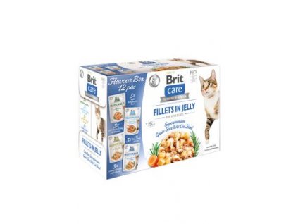 Brit Care Cat Fillets in Jelly Flavour box 12x85g