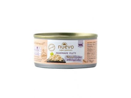 Nuevo kočka Handmade Kuře s vejcem konz. 70g