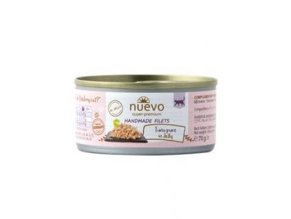 Nuevo kočka Handmade Pure Tuňák v želé konz. 70g