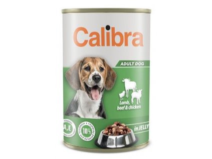 Calibra Dog konz.Lamb,beef&chick. in jelly 1240g