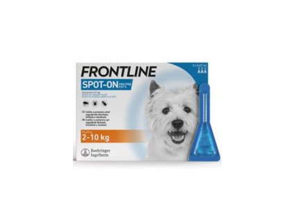 FRONTLINE SPOT ON pro psy S (2-10kg) - 3x0,67ml