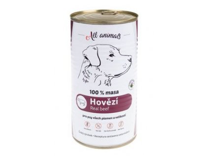All Animals DOG konz. Hovězí mleté 1200g