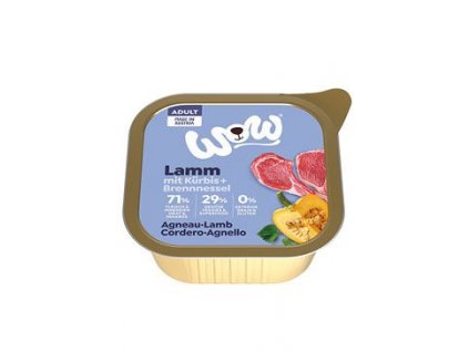 WOW paštika Adult jehněčí s dýní 150g