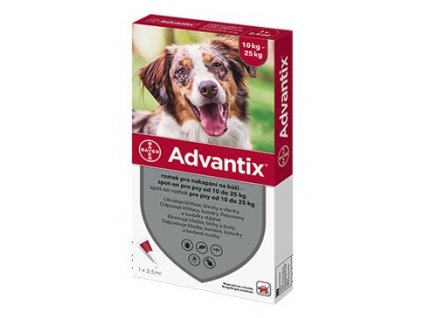 Advantix Spot-on 1x2,5ml pro psy 10-25kg