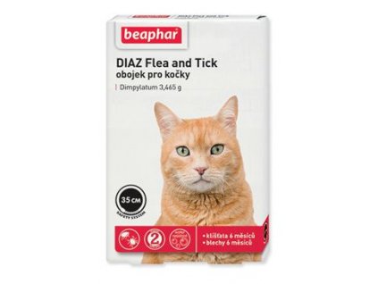 Beaphar Obojek antipar. kočka DIAZ Flea&Tick 35cm