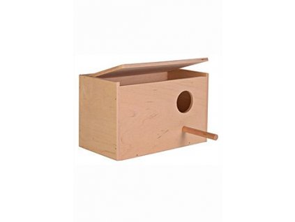 Budka hnízdící pro andulky 21x13x12cm dřevěná TR