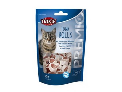 Pochoutka Premio TUNA ROLLS pro kočky 50g TR