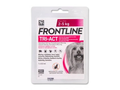 FRONTLINE TRI-ACT spot-on pro psy XS (2-5 kg)-1x0,5ml