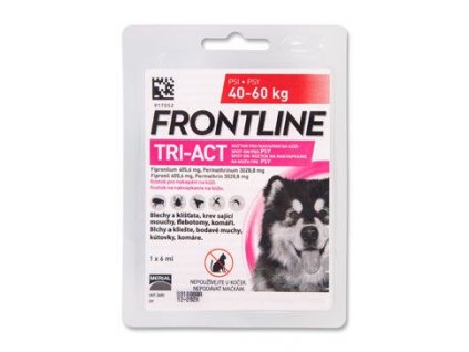 FRONTLINE TRI-ACT spot-on pro psy XL (40-60 kg)-1x6ml