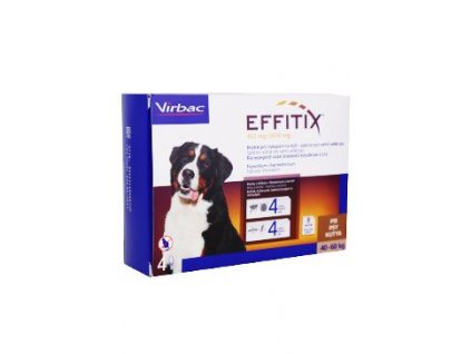 Effitix pro psy Spot-on XL (40-60 kg )4 pipety