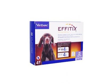 Effitix pro psy Spot-on M (10-20 kg )4 pipety