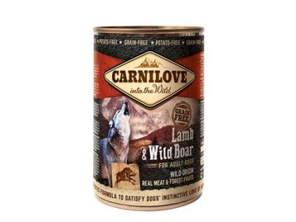 Carnilove Wild konz Meat Lamb & Wild Boar 400g