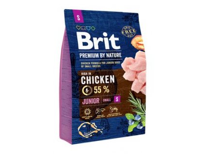 Brit Premium Dog by Nature Junior S 3kg