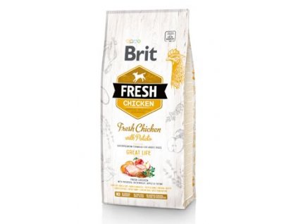 Brit Fresh Dog Chicken & Potato Adult Great Life 2,5kg