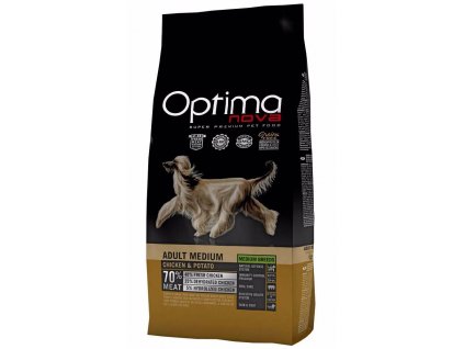 OPTIMAnova Dog Adult Medium Chicken & Potato GF 2 kg