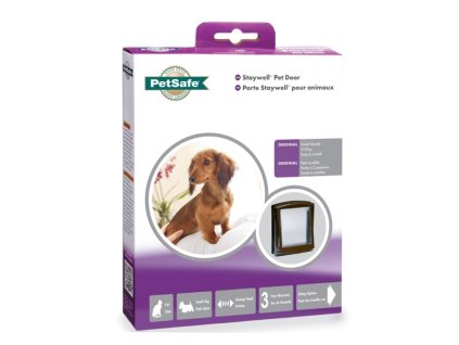 Průchozí dvířka Small hnědá