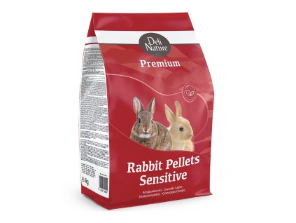 Deli Nature Premium králík Sensitive pelety 4 kg