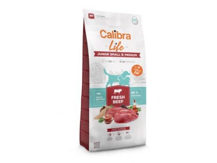 Calibra Dog Life Junior Small&Medium Fresh Beef 2,5kg