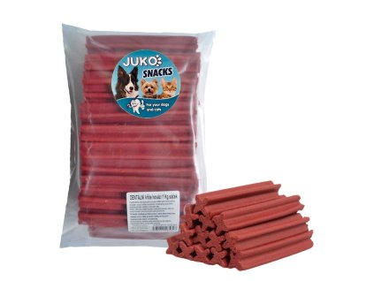 Dentální kříž Hovězí JUKO Snacks 1 kg (cca 40 ks)