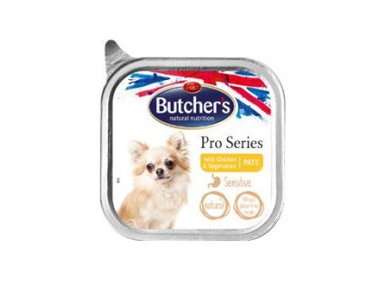 Butcher's Dog Pro Series s kuřecím Sensitive paté 100g