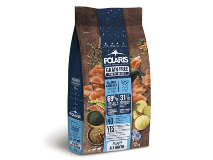 Polaris Dog Puppy All losos & krůta GF 12 kg