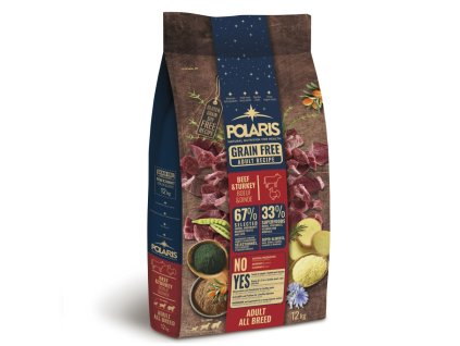 Polaris Dog Adult All hovězí & krůta GF 12 kg
