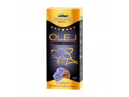 Vitar Veterinae Lněný olej 500 ml