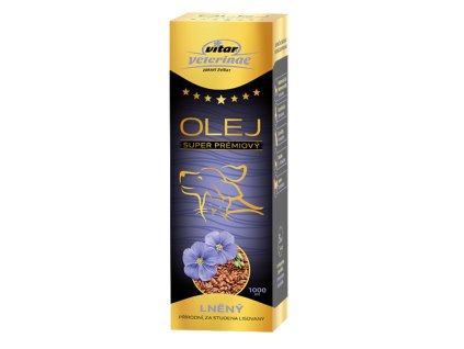 Vitar Veterinae Lněný olej 1000 ml