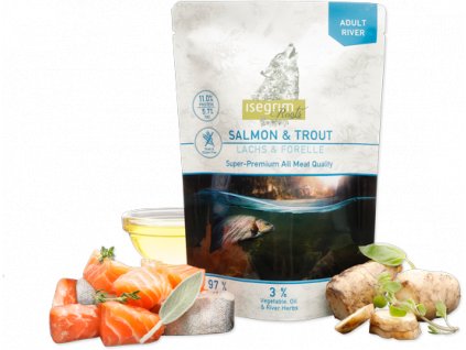 Isegrim Salmon with Trout POUCH 410g