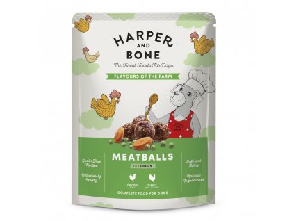 Harper and Bone Dog příchutě farmy, kapsa 300 g