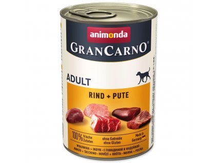 Konzerva ANIMONDA Gran Carno Adult hovězí + krůta
