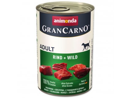 Konzerva ANIMONDA Gran Carno hovězí + zvěřina