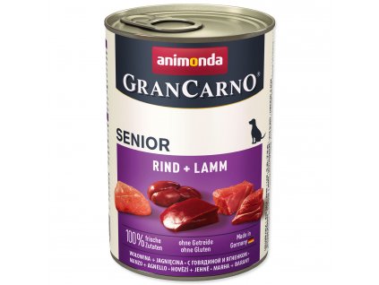Konzerva ANIMONDA Gran Carno Senior hovězí + jehně