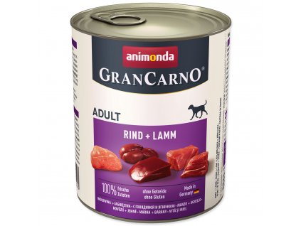 Konzerva ANIMONDA Gran Carno hovězí + jehně