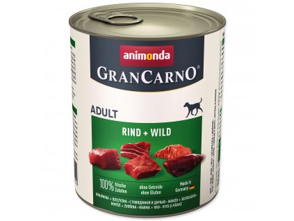 Konzerva ANIMONDA Gran Carno hovězí + zvěřina