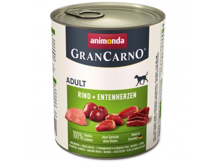 Konzerva ANIMONDA Gran Carno hovězí + kachní srdce