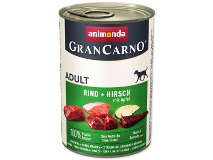 Konzerva ANIMONDA Gran Carno hovězí + jelení + jablka