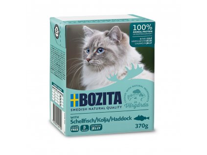 Bozita Cat kousky v želé s treskou, tetrapak 370 g