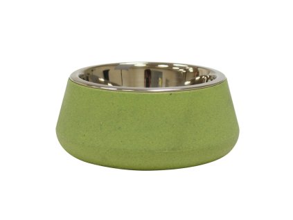 Bambusová nerez miska zelená 472 ml