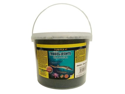 Tubifex krmivo pro jesetery 2 mm, sáček 2 kg