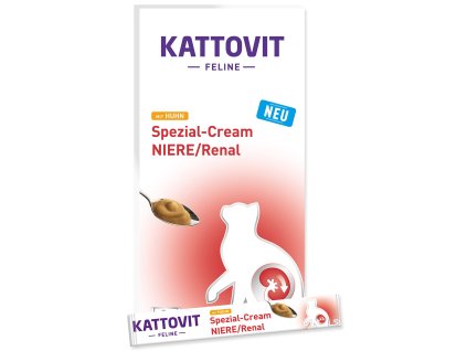 Krém Kattovit LOW PROTEIN kuře 6x15g