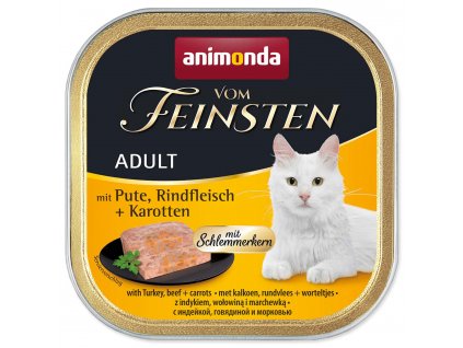 Paštika ANIMONDA Vom Feinstein krůtí + hovězí + mrkev