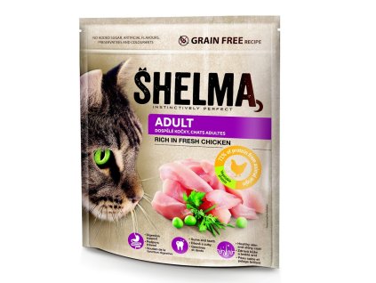 SHELMA Cat Adult Freshmeat Chicken GF 750 g