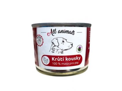 All Animals DOG konz. Krůtí kousky 200g