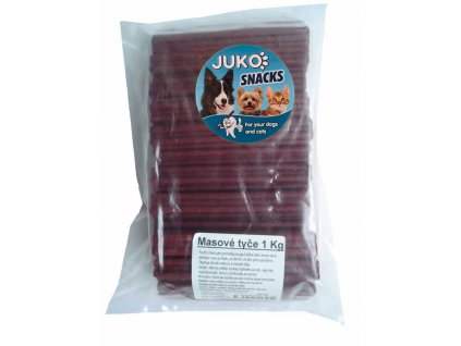 Masové tyče JUKO Snacks 1 kg (cca 80 ks)