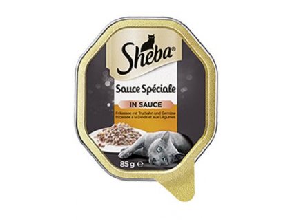 Sheba vanička Sauce Collection s krůtím a zeleninou85g