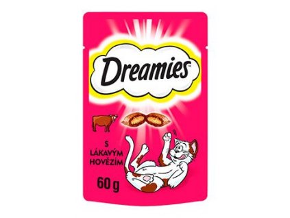 Dreamies kočka pochoutka s hovězím 60g