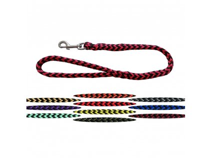 Vodítko lano pletené různé dekory 70 x 1,2 cm