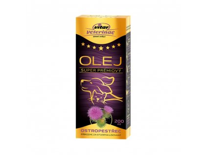 Vitar Veterinae Ostropestřec olej 200 ml