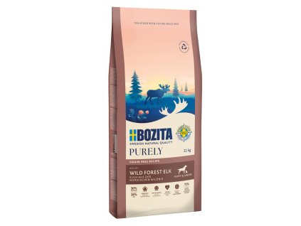 Bozita Purely Dog Puppy & Junior Small Elk GF 11 kg